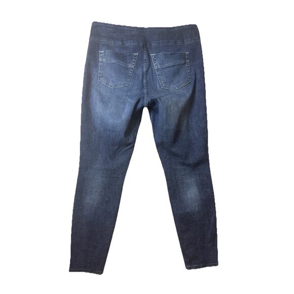 Rock Republic Fever Denim RX Slimming Pull On Skinny Jeggings 18 Bling Stripe - Picture 7 of 7